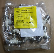 10 Stk. T-Stück 20 x 16 x 16 mm, PPSU  ALPEX F50 PROFI 88920333 /B