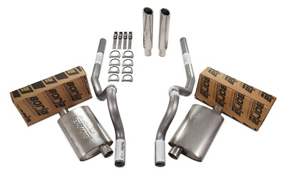 86-04 Ford Mustang 2.5'' Dual Exhaust Kit Borla Pro XS Rear Exit RC Tip
