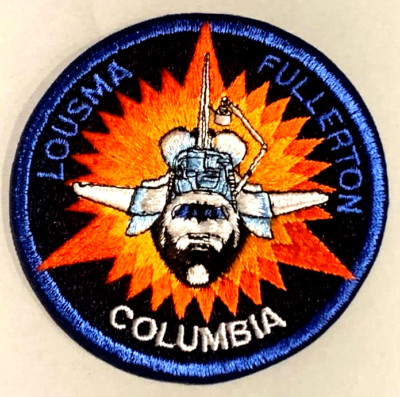 NASA Space Shuttle Program Flight STS-3 - 4'' Cloth Patch