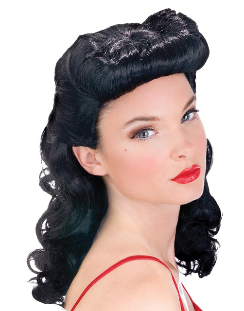 black 40s wig