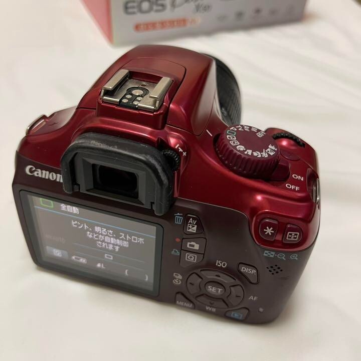 Canon EOS Kiss X50/EF-S 18-55mm (良品） Canon Digital SLR Camera EOS Kiss X50 Body Red KISSX50RE