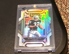 2021 Select Marcus Allen Oakland Raiders silver diecut