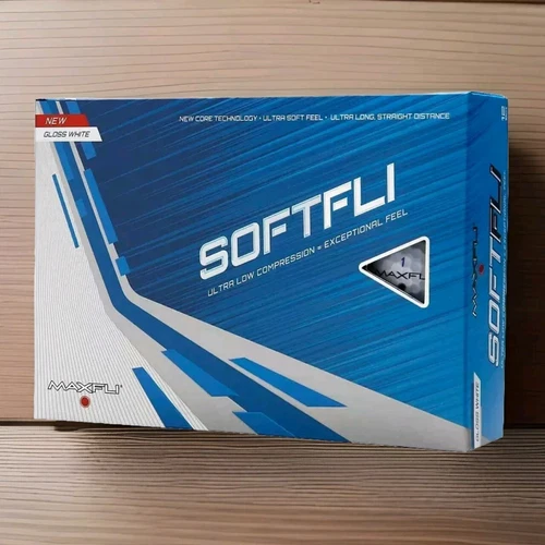 New 24 Maxfli 2021 SoftFli - White Gloss Golf Balls