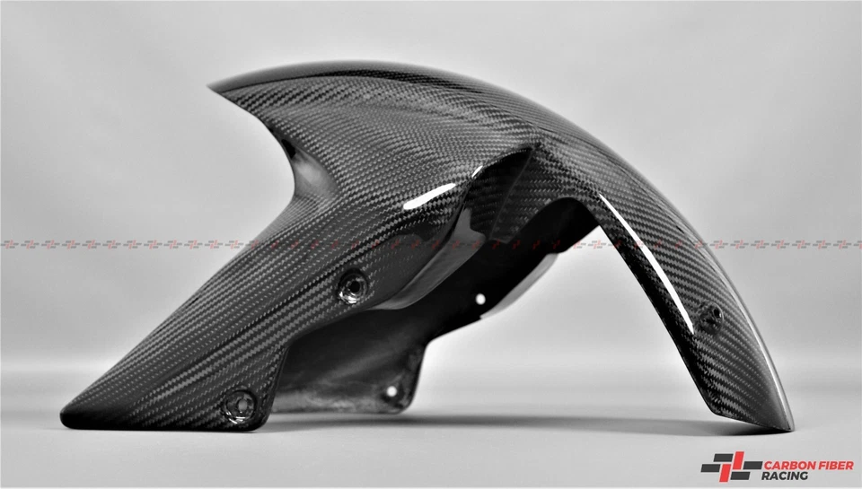 2007-2009 Kawasaki Z1000 Front Fender - 100% Carbon Fiber - Image 3 of 3