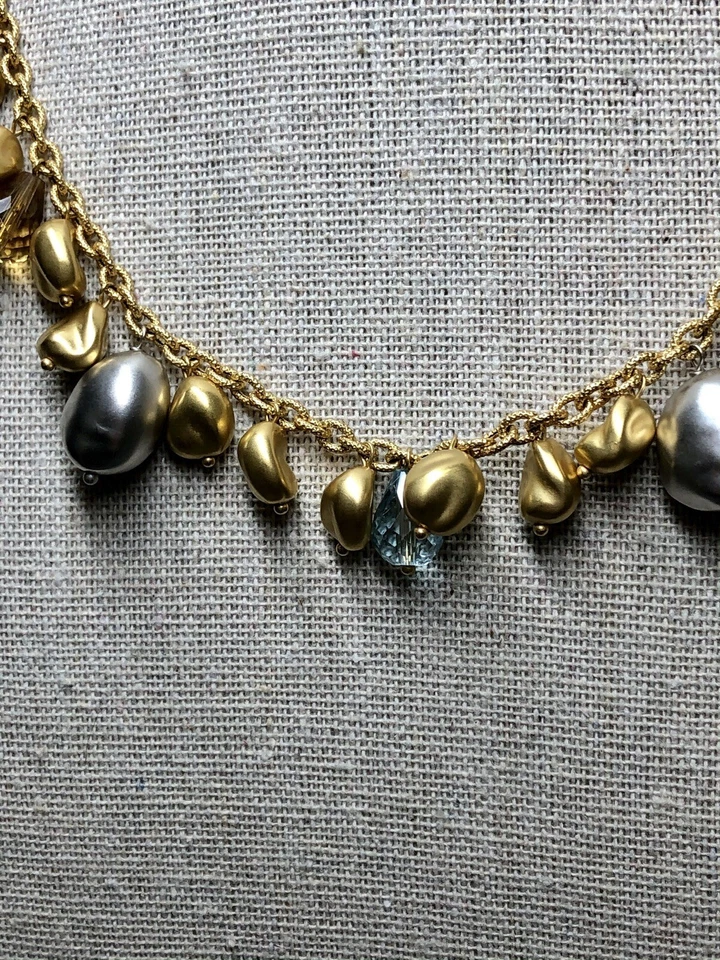 Collar pepita topacio amatista briolette oro amarillo y blanco de 18 quilates ROBERTO COIN Foto 4 de 4