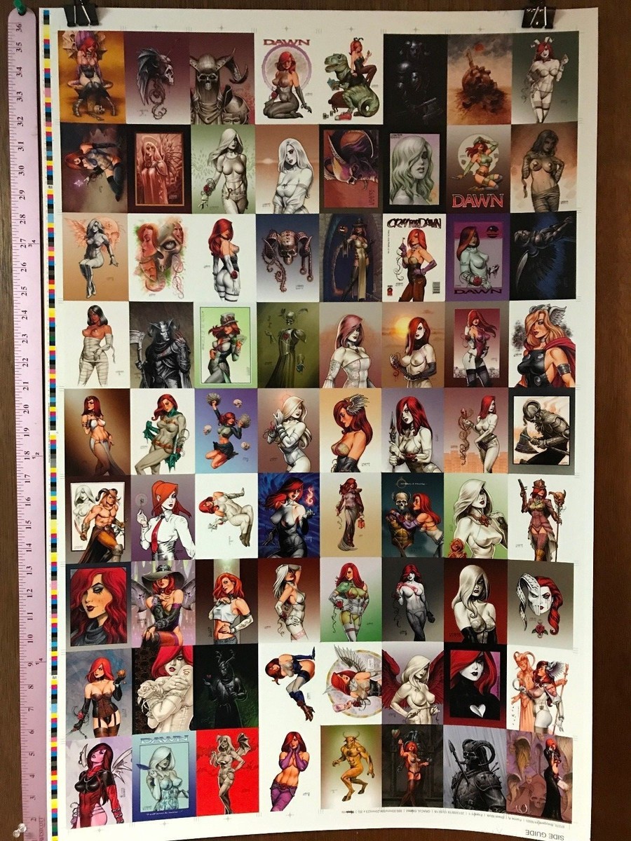 DAWN NEW HORIZONS J.M. LINSNER Full Uncut Sheet of 72 Trading