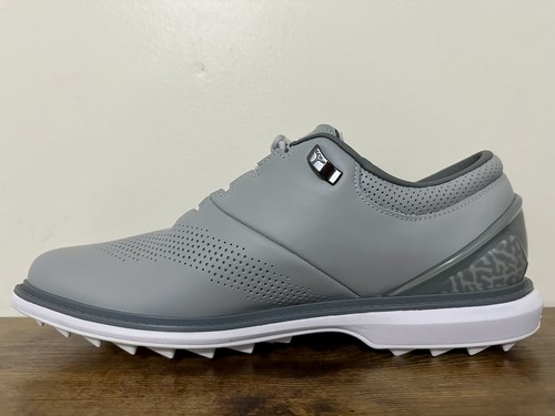 NIKE AIR JORDAN ADG 4 WOLF GREY SMOKE WHITE GOLF SHOES DM0103-010 SIZE 8.5 NEW - 第 2/7 張圖片