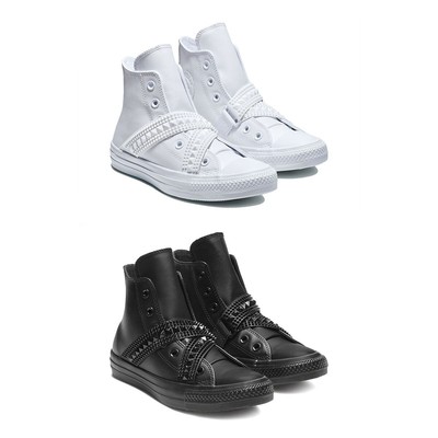 chuck taylor all star punk strap leather high top