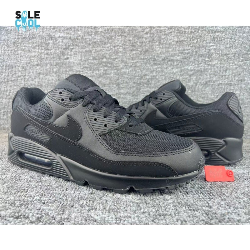 Nike Air Max 90 Triple Black Men's Shoes CN8490-003 thumbnail 8