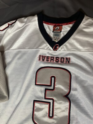 Vintage Reebok Allen Iverson I3 Answer Question Football Jersey