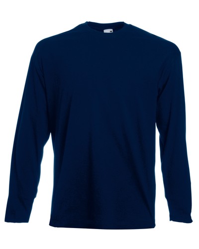 Fruit of the Loom Manga Larga Valueweight Adulto Camiseta Algodón - Hombre - Picture 4 of 9
