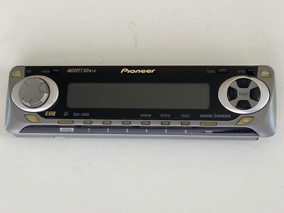 PIONEER DEH-3400 STEREO FACEPLATE ONLY PIONEER DEH-3400 FACEPLATE OEM 