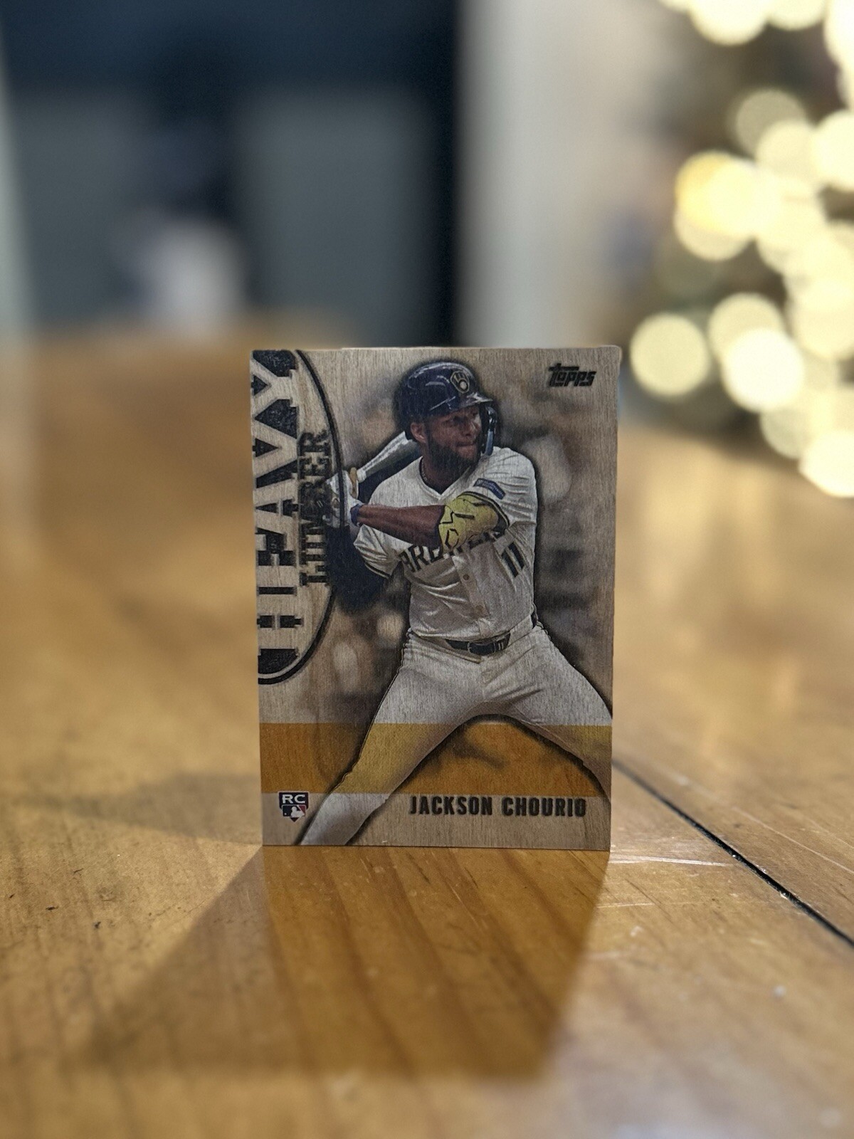 JACKSON CHOURIO - 2024 Topps Update Heavy Lumber Rookie RC SP #HL-56