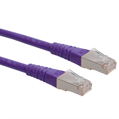 Patchkabel Kat.6 (Class E) S/FTP (PiMF), violett, 2 m