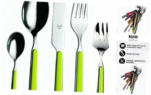 Mepra Fantasia 30 Piece Kitchen  Set  Olive  Green  Olive  