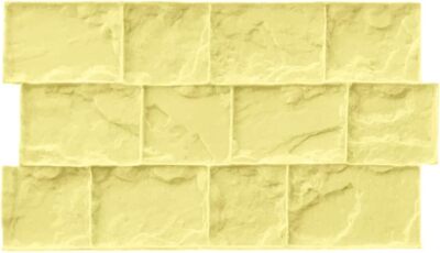 Roman Cobble Concrete Stamp Set by Walttools (Rigid)