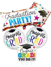 KatchOn, Giant Mylar Graduation Balloons Set - 20 Inch, Set Of 4, Arrow