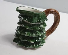 Vintage 1989 OCI FRITZ & FLOYD Christmas Tree Creamer Mug