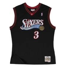 Mens Mitchell & Ness NBA Swingman Road Jersey 76ers 2000 Allen Iverson