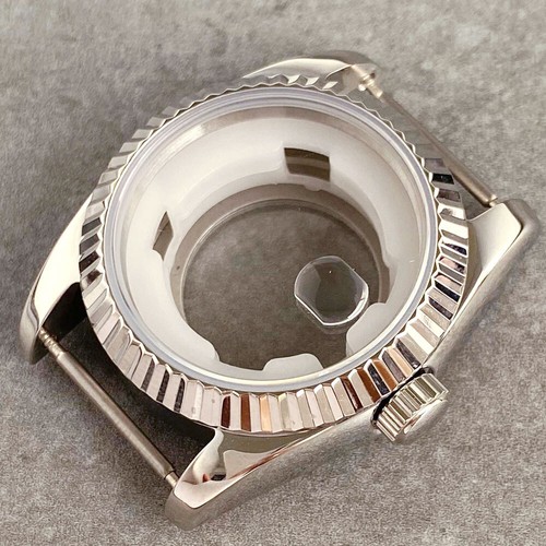 New 31mm 10ATM Silver Sapphire Crystal Ladies' Watch Case For NH05 NH06 Movement - Picture 15 of 42