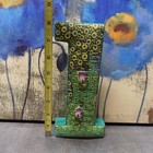 Anthropologie Wall Decor Initial Monogram Boho Fabric Quilted Letter "l"