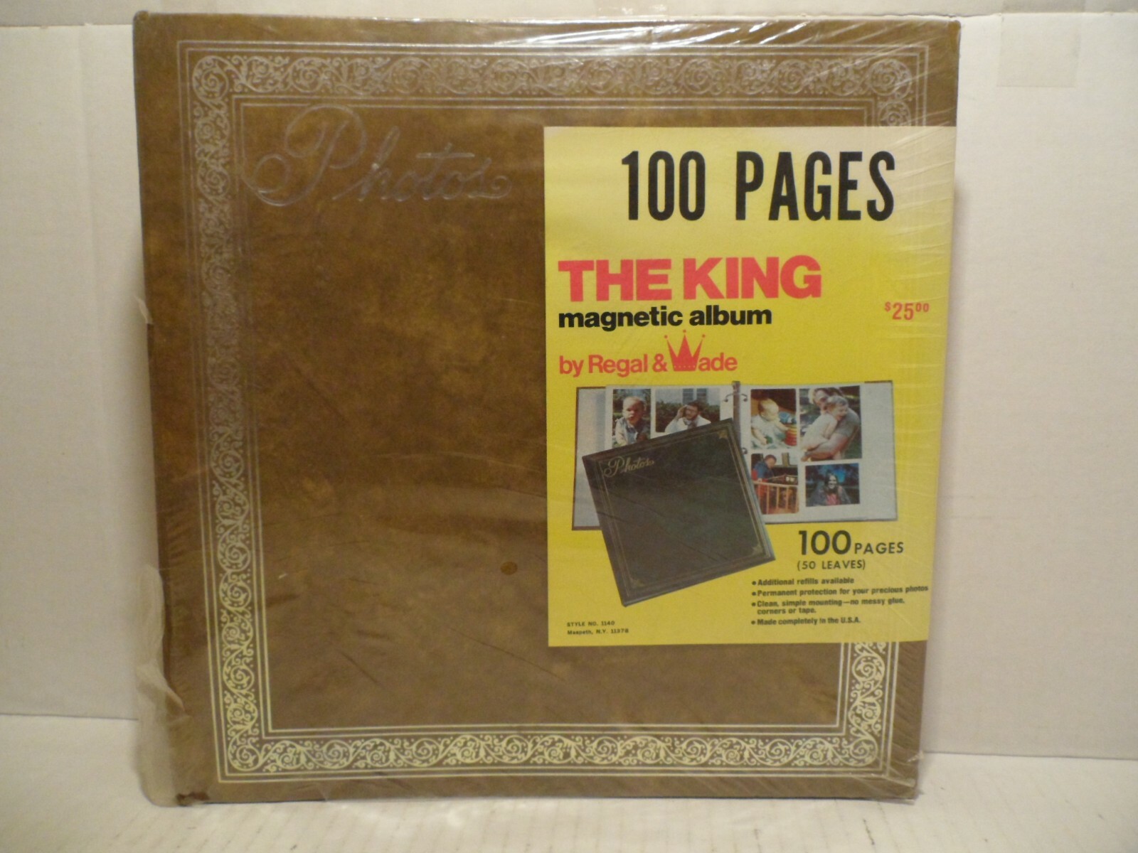 THE KING photo album by Regal & Wade 100 Pages (50 Leaves) NEW eBay