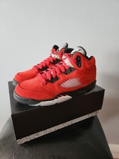 Jordan 5 Retro GS Varsity Red Raging Bull Talla 5.5y 440888-600 MUJERES 7