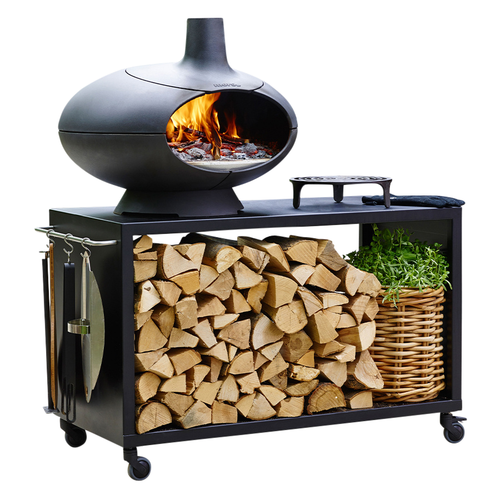Morso Deluxe Garden Set used outdoor wood fired pizza oven plus