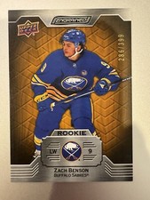 Zach Benson 2023-24 Engrained Rookie /399 Buffalo Sabres