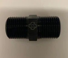 T126 1/8 NPT To 1/8 NPT Union Fitting BLACK