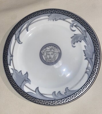 New Versace Arabesque Ice Canape Dessert Plates by Rosenthal 