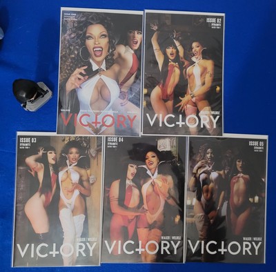 Victory #1,2,3,4,5 Dynamite Entertainment Vampirella Complete Set 2023 Cosplay
