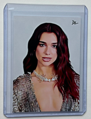 Dua Lipa Limited Edition Artist Signed  Pop Superstar  Trading Card 2/10