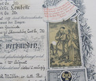 Lithograph Church Religious Paper Print Document Chicago, IL Elk Grove German — photo 9