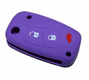 GUSCIO CHIAVE COVER SILICONE ROSSA FIAT PUNTO PANDA BRAVO DUCATO ULYSSE STILO