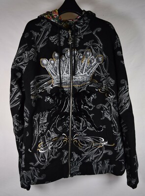 Christian Audigier Mens Hoodie 