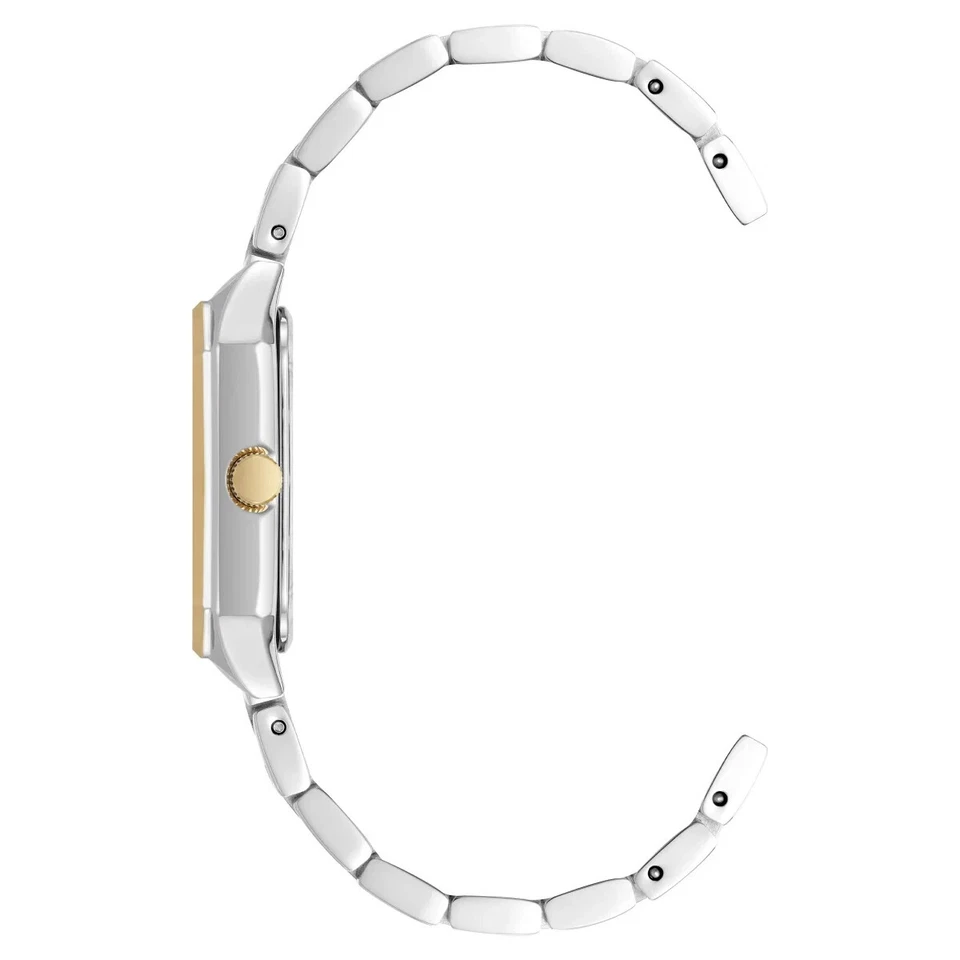 Reloj Anne Klein New York Dos Tonos Diamante Octágono Mujer 12/7751MPTT/NUEVO CON ETIQUETA Foto 3 de 4