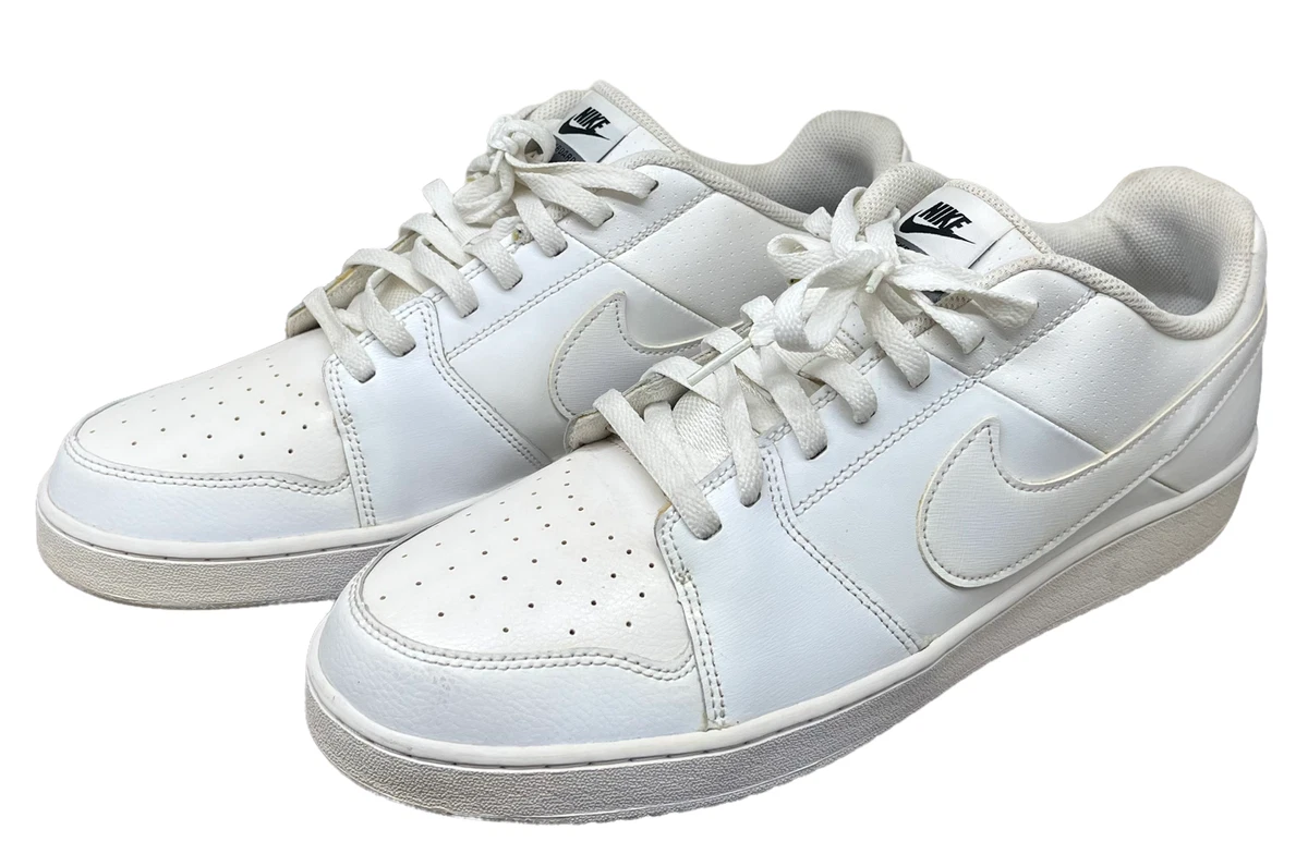 Nike Backboard II Men&#039;s Size 14 Leather Casual Shoe White/White 487657 | eBay