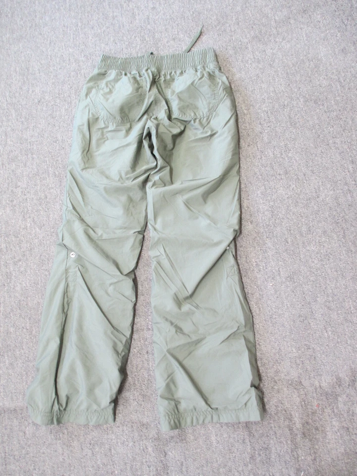 Pantalones de Senderismo Para Niñas Old Navy Pull On Roll Up Nylon, Forrados, Verde Talla X-Grande Foto 2 de 4