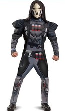 Reaper Classic Muscle Overwatch Blizzard Fancy Dress Up Halloween Adult Costume