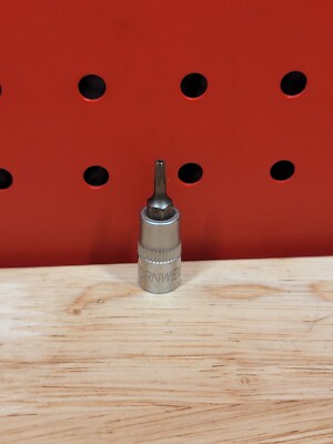 Cornwell Tools CBST10H0 T10H 1/4'' Drive Tamper-Resistant Torx Star Socket