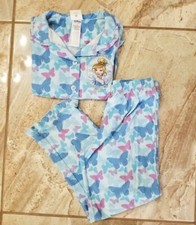 70 OFF DISNEY STORE Girls Size 7 8 Cinderella Pajama Sleepwear Butterflies Ruff
