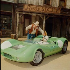 Dan Blocker And Huffaker-built Nickey Chevrolet Genie Mk10 Racing Old Photo 2