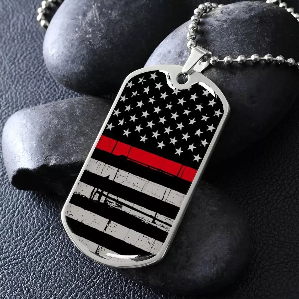 Personalized clearance firefighter necklace