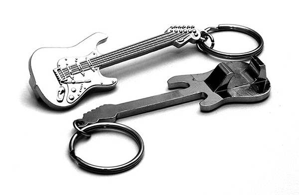 Fender Stratocaster Guitar Bottle Opener - Music Themed Gift for any Musician