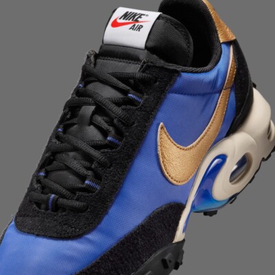 Nike Air Max Waffle SP Shoes Hyper Blue Black Gold FV6946