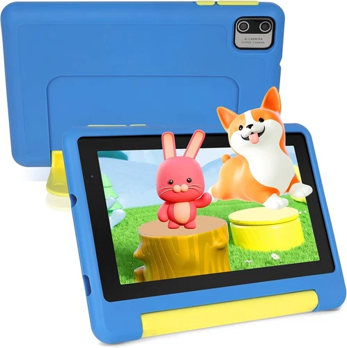 Kids Tablet 7 inch Android 13 Tablet for Kids 3-12 8GB RAM 64GB ROM Parent Cont - Picture 2 of 8