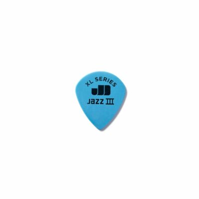 DUNLOP Tortex Jazz III XL Picks, Player's Pack, 12 pcs., blue, 1.00 mm
