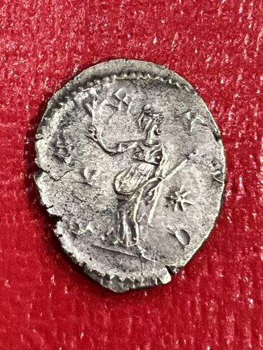 GALLLIC EMPIRE posthumus 260-269ad BI DOUBLE DENARIUS RV. HERCULES... AU - Picture 2 of 5