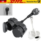 Aussen Steckdose Schuko Doppelstecker Steckdosenleiste Doppelstecker Steckdose